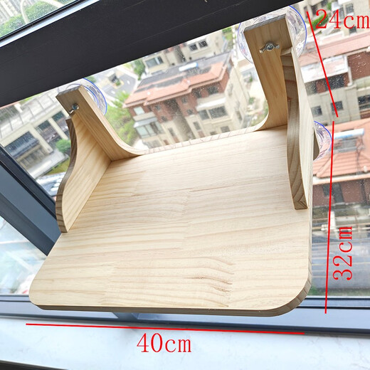 Ventosa para gatos Montado en la pared Vidrio sin perforaciones Columpio para gatos Hamaca Nido para gatos de madera maciza Escalera grande de lujo Cápsula espacial Rascador para gatos Resistente al desgaste Garra resistente a los rasguños Juguete para gatos Muebles de pared Plataforma de buceo de 1 metro de pie