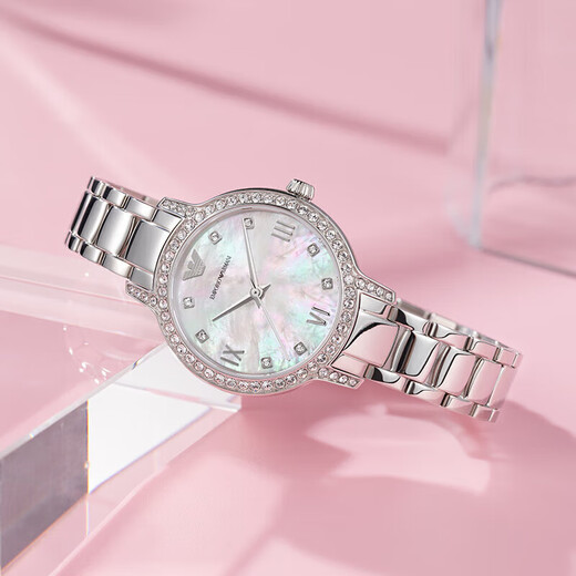 Armania Watch Women's Apnow's Star Series de acero Belt Fashion Fashion Munda para mujeres de diamantes AR11150
