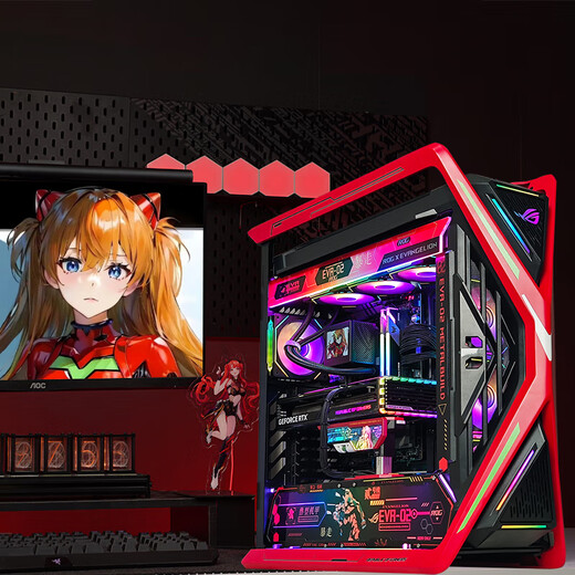 ASUS (ASUS) ROG Genesis EVA co-branded customized second machine Asuka family bucket host 5070Ti 5080 5090D graphics card game thousand frames e-sports DIY assembly computer complete machine three i7 14700KF+RTX5070