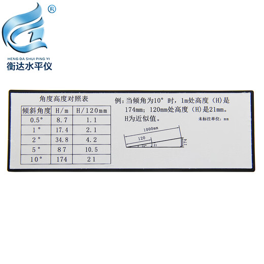 High-precision horizontal angle ruler 120 portable horizontal bubble plastic level square horizontal bubble level 120mm horizontal angle ruler