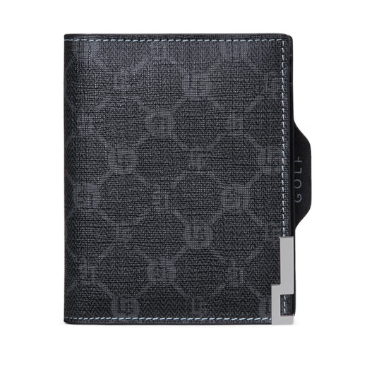 Golf men's wallet multi -card short card short wallet men's driving license set driving license seal card bag folder business money clip
