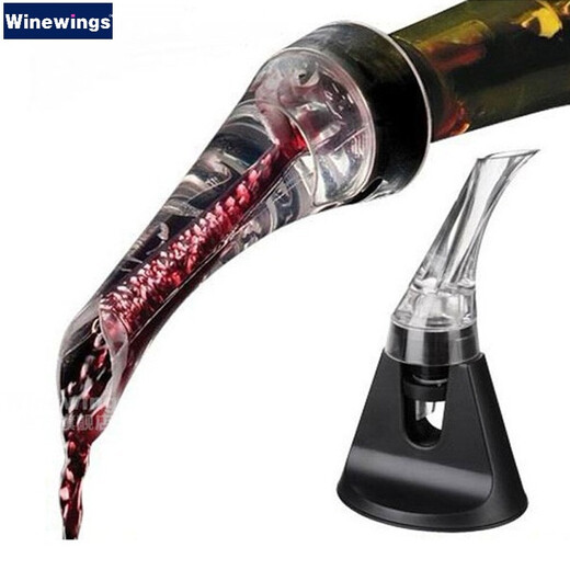 WINEWINGS Red Wine Quick Decanter Creative Eagle Mouth Wine Pourer Home Wine Mouth Decanter Wine Set Eagle Mouth Quick Decanter (without base)