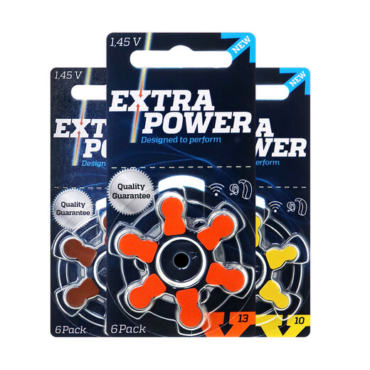 Sika Si Wanbo Zhili Yinyue Hörgeräte Spezielle Batteriezubehör A13 Zink Air A10 Taste A312 Original A675 [Advanced Model] Zusätzliche Leistung E13 [6 Teile]