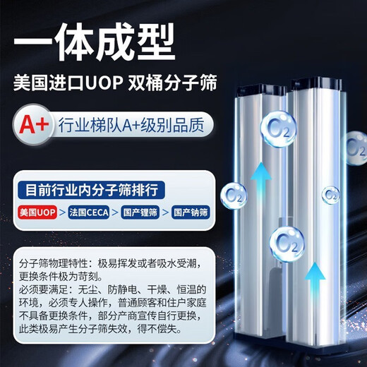 Koside German brand portable oxygen concentrator 5L liter oxygen inhaler for the elderly, outdoor oxygen machine, plateau vehicle charging, 26 models of 6-liter S-TK (two 12-cell batteries) with a total of 24 cells, Koside headquarters flagship new model - 24 years of leading market launch