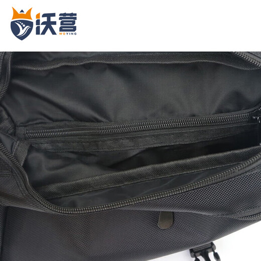 沃营 男士解放包 户外战术单肩包 新式挎包水壶包 军绿色 