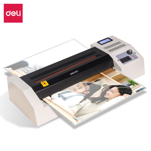 Deli 3895 Foto Plastik-Versiegelungsmaschine A4A3 Kunststoffmaschinenheizung Kaltmontage Dual-Purple-Filmbeschichtungsmaschinen-Datei Office Film Versiegelungsmaschine Deli 3895 Kunststoffmaschine + A4 Film 100 Bilder
