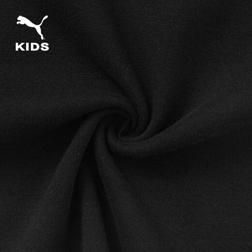 Puma new children's long-sleeved T-shirt half turtleneck stretch black 90001 150