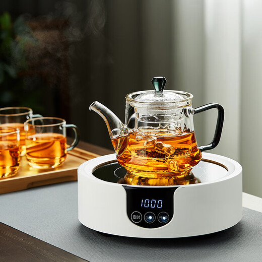 Lvchangming teapot glass tea set high temperature resistant teapot thickened teapot office home teapot 490ml