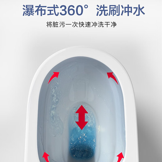 TOTOBUERG系列防冻裂家用马桶虹吸式大口径大冲力防堵防溅防臭无唇边坐便器 【热销TOP1】防溅防冻/无唇内壁 下单备注坑距250/300/350/ 400mm