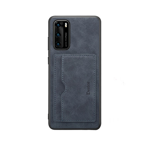 Le nouveau support de carte de YouPeng Magic6 Huawei P40Pro Mobile Phone Case avec sac de carte P60 PILLE DE CARDE P30 CARTE MATE60 CASE DE COURTURE + SLOT CARD P70PRO PEUT IND CARD RETRO BROWN BROWN CARD INSERT CASE peut tenir la carte Huawei Mate 40