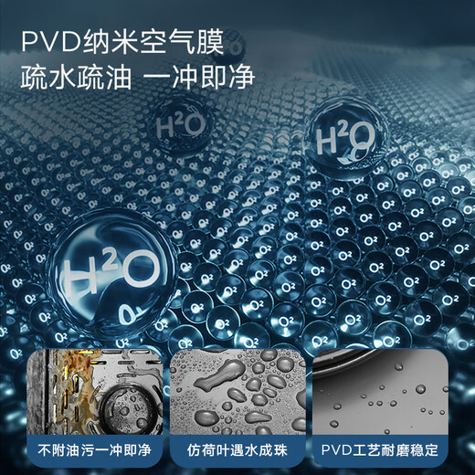 悍高（HIGOLD）水槽厨房侧下水双阶梯手工大单槽洗菜盆洗碗池 680*480-配09枪灰抽拉龙头
