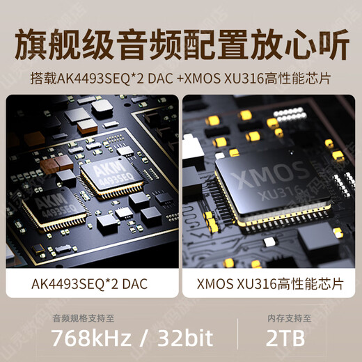 SHANLING H5 decoding headphone amplifier all-in-one headphone audio amplifier music player DSD hard decoding portable 4.4 Bluetooth black (free leather case with order)