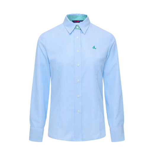 Navikel Italian dinghy women's long-sleeved striped shirt slim casual shirt 2313044501 blue/white M