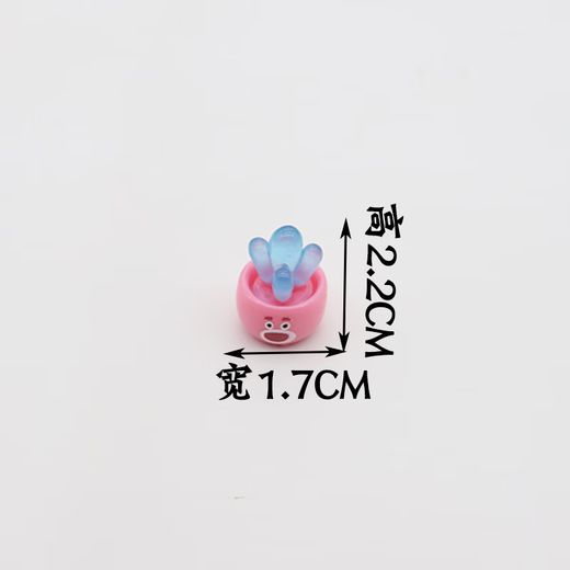 Luminöse Kaktus -Ornamente in der Autozentrum Konsole Dekoration DIY Accessoires Kinder Schüler belohnen kleine Geschenke leuchtend Cartoon Sukkulente Kaktus zufällig 10
