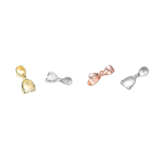 Fat Donglai same style Pt950 platinum pendant buckle buckle head rose gold 18K gold necklace connector buckle clip buckle card Au750 gold pendant buckle large size