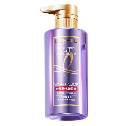 L'Oreal Shampoo Hyaluronsäure Shampoo Gloss Feuchtigkeitsfeuchtigkeitsspüus Ölkontrolle Frauen Haarpflegemittel Lotion Purpur Amphetamin Hyaluronsäure Shampoo 440 ml*2+ Wasch- und Pflegereisepack
