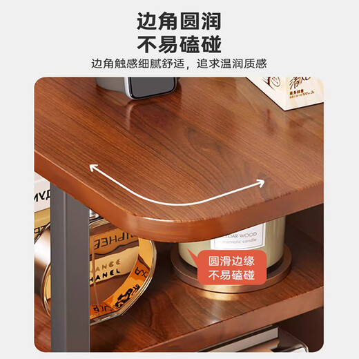 Dividing Line Side Table Tee Tisch Kleine Apartmentsofa Seitenisch beweglicher Tee Tisch Wohnzimmer Multifunktionale Ecke Tisch Tee Tisch