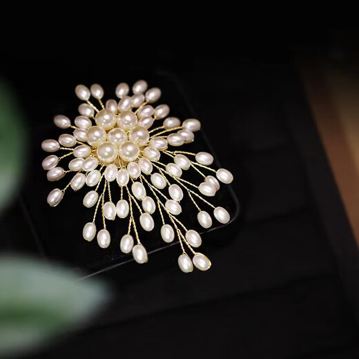 Idel's new brooch, high-end corsage for women, light luxury, high-end temperament, suit pin, coat accessories, birthday gift, brooch gold XZ0536