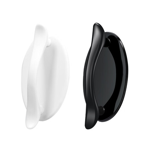 Deqi glass door punch-free handle, cabinet door drawer handle, strong glue handle, sliding door handle, handle type white, 1 piece