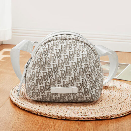 
KuQIDAISHU bag (KUQIDAISHU) bag for women 2025 new shell bag crossbody versatile fashion printed large capacity shoulder bag small shoulder bag female bag extreme night black 910410547