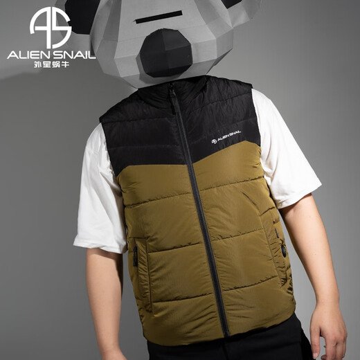 Alien Snail Electric Heated Vest Washable Winter Motorcycle Riding Clothing for Men and Women Warm Motorcyclist Clothes Orange XL