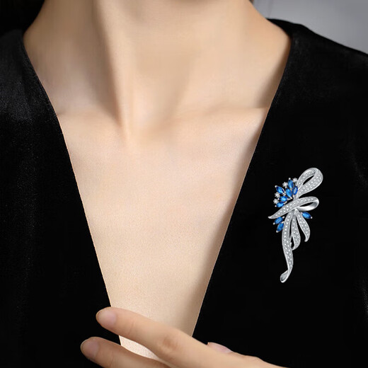 Lennik Xingdai brooch, high-end female exquisite ladies corsage, luxury suit anti-exposure pin 520 Valentine's Day gift for girlfriend JD next day delivery with gift box Xingdai brooch