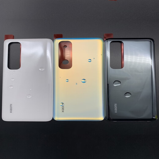 Xiaomi suitable for Xiaomi Mi 10 back cover original glass Xiaomi Mi 10s mobile phone back cover original Xiaomi Mi 10Pro tenth version battery cover Mi 10s back cover blue new original