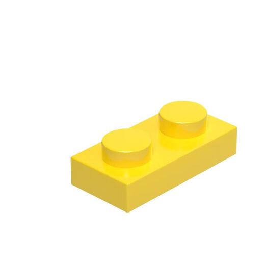 Piezas de bloque de construcción Xunmeng Compatibles con LEGO Partículas pequeñas 3023/6225 Base de construcción MOC BLOQUEO PIZZO Custom Toy Beige -5pcs