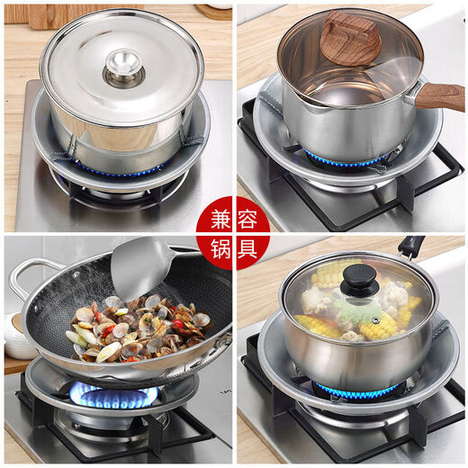 Jixinzhao Juhuo Cubierta De Ahorro De Energía Estufa De Gas Cuadrada Universal Parabrisas Estufa De Gas Parabrisas Estante De La Estufa Soporte Antideslizante Paquete De 2 Color Natural-4 Aberturas