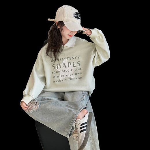 儿童春秋卫衣2025新款女童时髦洋气秋装衣服大童女孩秋季上衣童装 NN-A997【绿色】春秋款 160cm