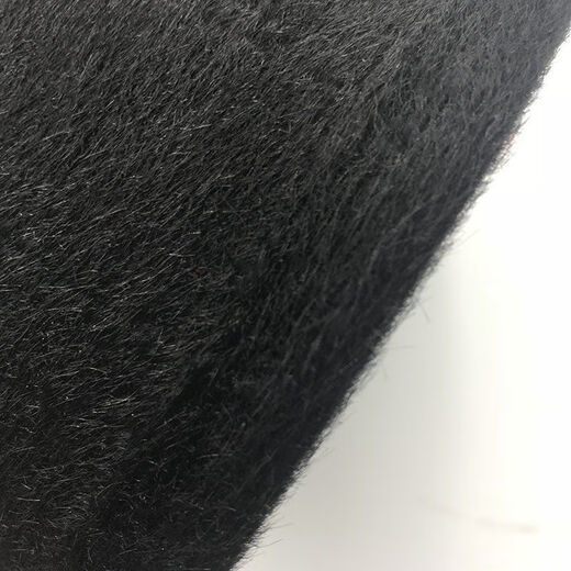 Pisces Kaninchen Hui Hut neuer Stil für Anbetung Herren ethnischer Stil Hui Hut warm im Winter Dicke flache obere runde Kante schwarz schwarz Nr. 55 (geeignet für kleine Kopfumfang)
