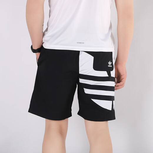 Adidas (adidas) Clover Men's Stants Новые спортивные брюки большие логотип повседневные штаны Шорты дышащие тонкие пятиточечные брюки FM9900 FM9900 Lightning Speed ​​xs