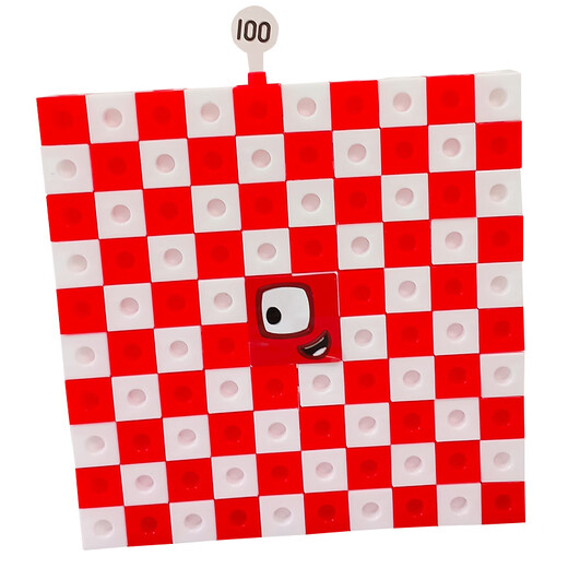 Yingtang Digital Building Blocs Nu Digital Squares 1-100 Children's Building Toys 21-30 (330 carrés ordinaires + numéros d'autocollants