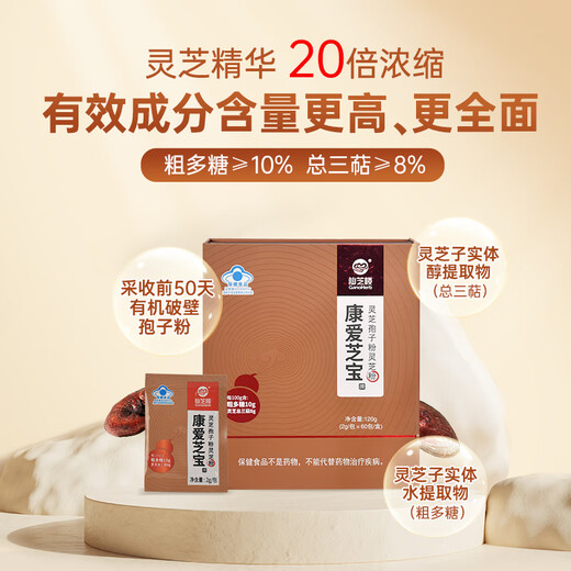 Xianzhilou Breaking Wall Ganoderma lucidum sporenpulver ganoderma lucidum pulverkapseln, die Geschenke für Anti-Strahlung und Strahlung im mittleren Alter und ältere Gesundheitsprodukte mit 620 g (zweites Jahr) aufrechterhalten und die Stabilität und Steckdose erhöhen.
