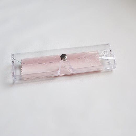 Spring Jingbuyu Transparente Brille weiche Box für die Schüler, die Myopia Spiegel Flachlicht Spiegel Lesebrille auf Lagerbox Brille 1 Box + Spiegeltuch (geeignet für kleine Rahmen) tragen können