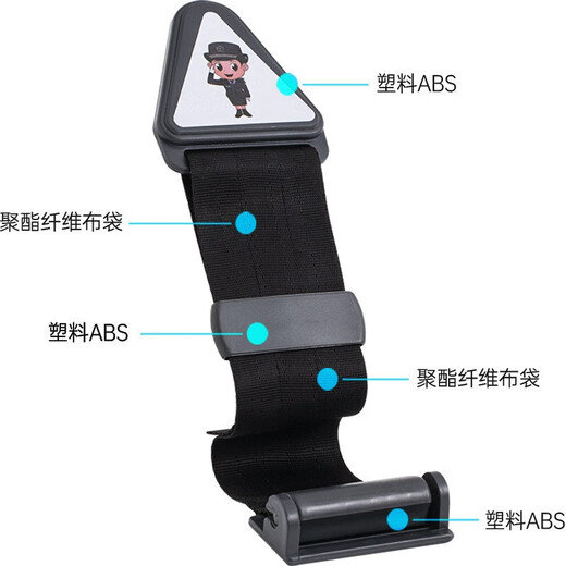 SMVP-Auto Kinder Sicherheitsgurte Einstellung Fixer Anti-Neck Baby Einfacher Sitz mit Limitierer Schulterabdeckung Sicherheitsgurt Fixer
