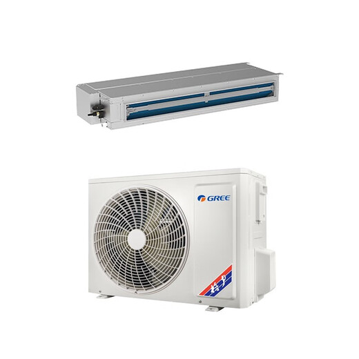 Gree central air conditioner large 1 HP 1.5 HP 2 HP 3 HP duct machine one-to-one cooling and heating single cooling household second-hand sample machine bedroom living room air conditioner 1 HP fixed frequency heating and cooling duct machine-C series does not include installation auxiliary materials