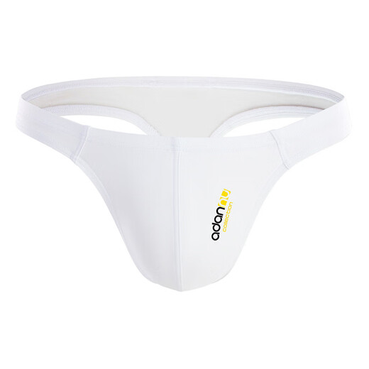 Breathable bikini briefs Modal thin comfortable sexy hip lifting single underwear men's sexy thong white M
