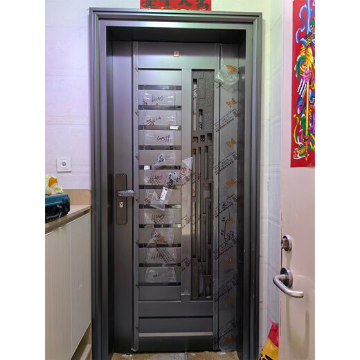 JRB家瑞堡304不锈钢轻奢豪华门韩式入户门通风门中门别墅入户子母门双开门 款式14【每平方】