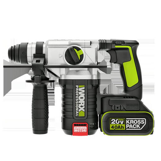XMSJWU388 BRUTHIUM LITHIUM BATTERIE CHARGE ÉLECTRIQUE CHARGE IMPACT Drift Béton High-Our-Industrial Grade Power Tool WU3884.0 Double électrique Fast Force Bit Gift