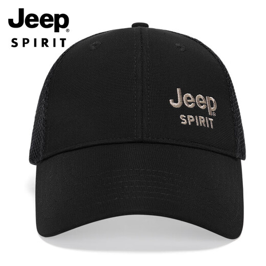 吉普（JEEP）帽子男士春夏网眼棒球帽时尚鸭舌帽男帽休闲户外太阳帽防晒遮阳帽