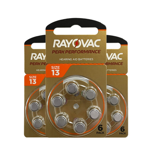 XIWANBORETWAY Peak Ayuring Battery A13A10 Botón A312 Electronic A675 Zinc Air Original Peak 13 [5 placas 30 piezas]