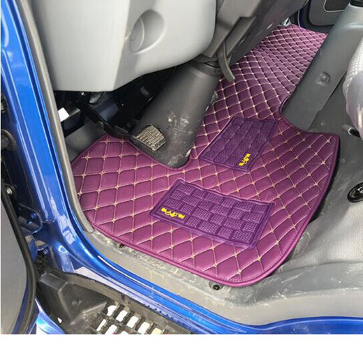 适用于重汽王牌777B757B737b瑞狮捷师加厚防水地垫大运G6/g6奥普力征途风度货车专用脚垫 米粽丝圈款【拍下留言车型】
