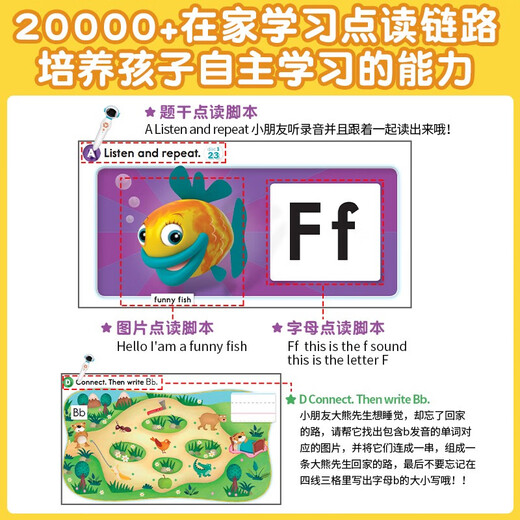 点读版牛津自然拼读教材 新版Oxford Phonics World 1级别 牛津拼读世界 幼少儿小学英语自然拼读phonics教材 小学礼物 小学教辅