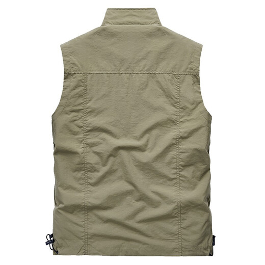Jeep Jeep Jeep Men Middle-Edy Middle Vest Outdor Outdor Outdor Flowe Casual Sports Vest Horse Clip de bolsillo múltiple Autumn Jacket de secado rápido 9898 Dark Grey 2xl