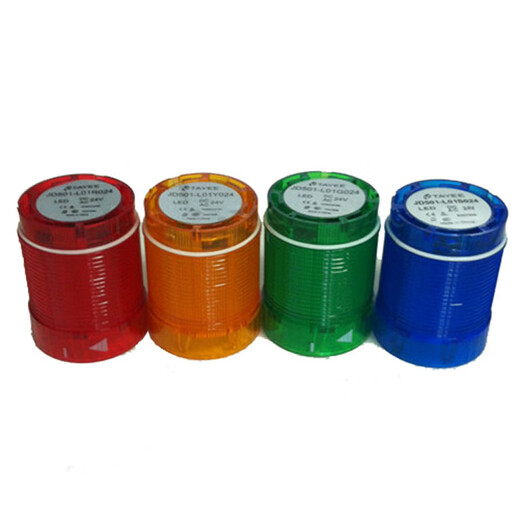 Shanghai Tianyi TAYEE combined warning light red, green and yellow three-color alarm light JD501-L01RGY024 122 three-color constant light + buzzer + base (1 set)