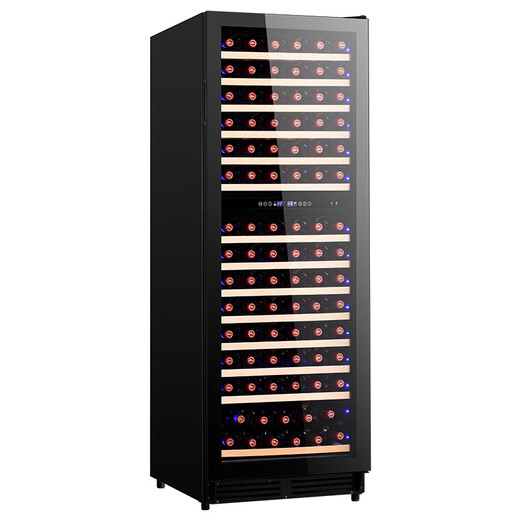 VINGARDE wine cabinet constant temperature wine cabinet embedded household dual temperature wine cabinet ice bar compressor air-cooled frost-free bar winery wine beverage constant temperature moisturizing refrigerator CH-165 single door double temperature - full glass door 154 bottles 1.67 meters 408L