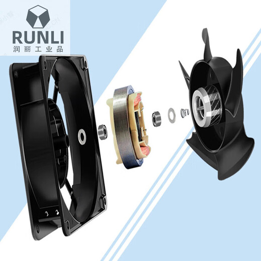 Huili custom-made high temperature resistant cooling fan all-metal iron blade heater cooling fan 120*120*38mm220v one 12012038mm220v