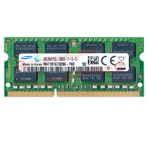 Samsung (SAMSUNG) original third generation DDR3 PC3 PC3L SO-DIMM notebook memory module compatible with Lenovo Dell Think Asus Acer notebook all-in-one computer notebook DDR3L 8G 1600 12800S low voltage