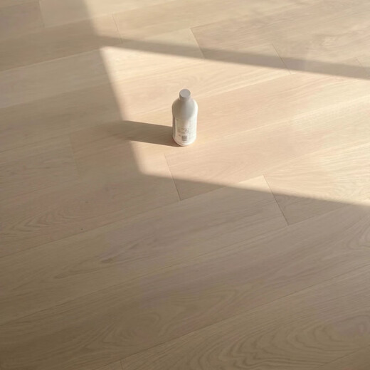 XMSJ奶油风新三层实木复合地板家用防水地暖木地板包辅材包安装 ms-9901 实木整芯14.5mm 1